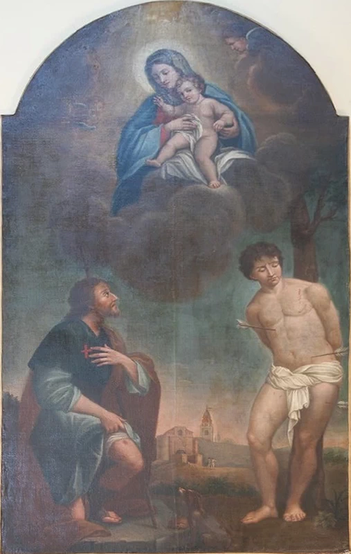 Madonna con Bambino, San Rocco e San Sebastiano